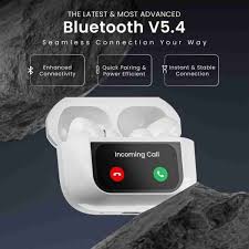 A9 Pro ANC Bluetooth Earbuds – Superior Noise Cancellation, ENC, Play Control & Call Features – Premium Style for Crystal Clear Sound